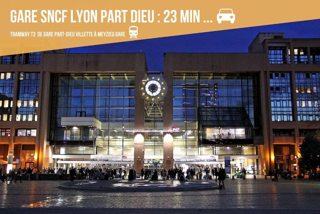 Comfort And Tranquility Near Lyon And Groupama Stadium, 4 Personnes Meyzieu Eksteriør bilde